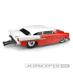 1955 Chevy Bel Air, Drag Eliminator body, 11.25" F, 12.00" R width & 13" wheelbase