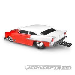 1955 Chevy Bel Air, Drag Eliminator body, 11.25" F, 12.00" R width & 13" wheelbase