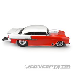 1955 Chevy Bel Air, Drag Eliminator body, 11.25" F, 12.00" R width & 13" wheelbase