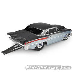1966 Chevy II Nova - 1-piece body (Fits - Traxxas Slash for drag racing)