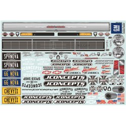 1966 Chevy II Nova - 1-piece body (Fits - Traxxas Slash for drag racing)