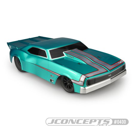 1967 Chevy Camaro, Street Eliminator body (10.50"F, 11.50"R width & 13" wheelbase)