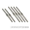 JConcepts - T6.2 | SC6.2, Fin titanium turnbuckle kit - black, 6pc.