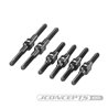 Mini-T 2.0 | Mini-B Fin titanium turnbuckle set, black - 6pc