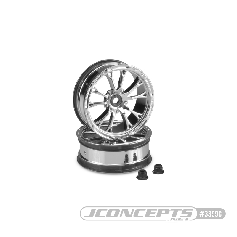 Tactic - Slash | Bandit | DR10, Street Eliminator 2.2" 12mm hex front wheel - (chrome)