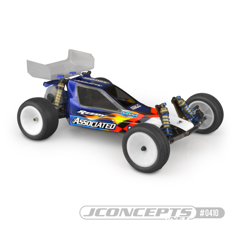 JConcepts - Team Associated RC10B3 authentic body w/ 5.5" wing (6142)