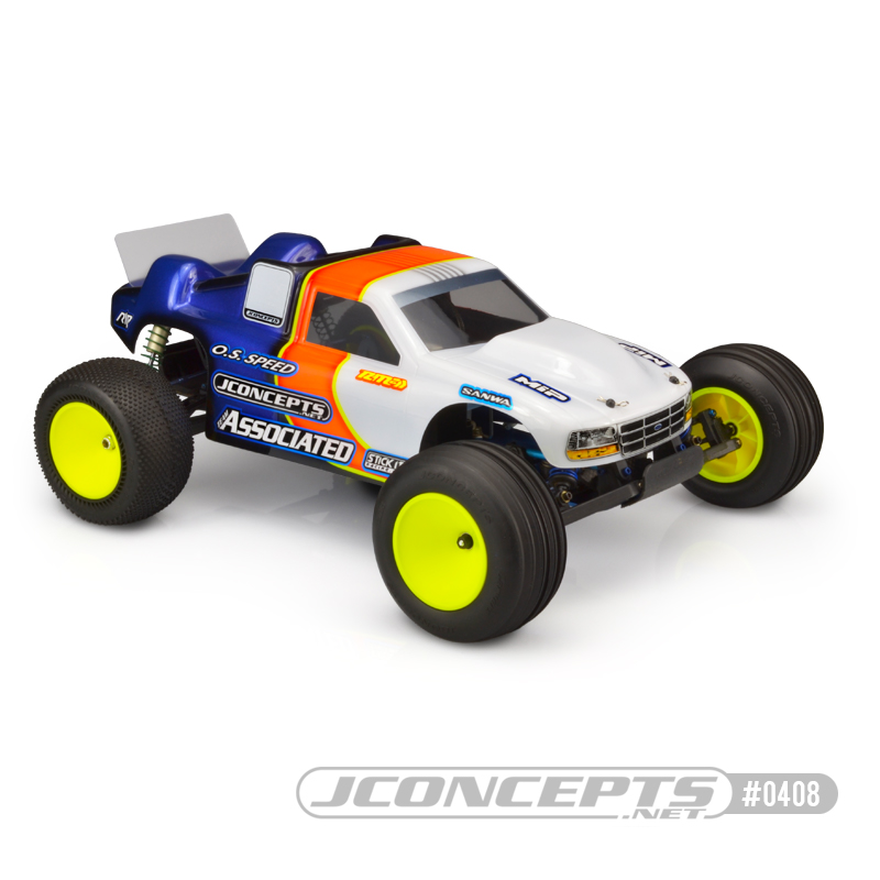 JConcepts - Team Associated RC10GT, gas truck II 96 authentic body, wide (1634)