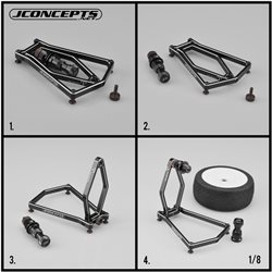 JConcepts Tire Balancer w/ case - black