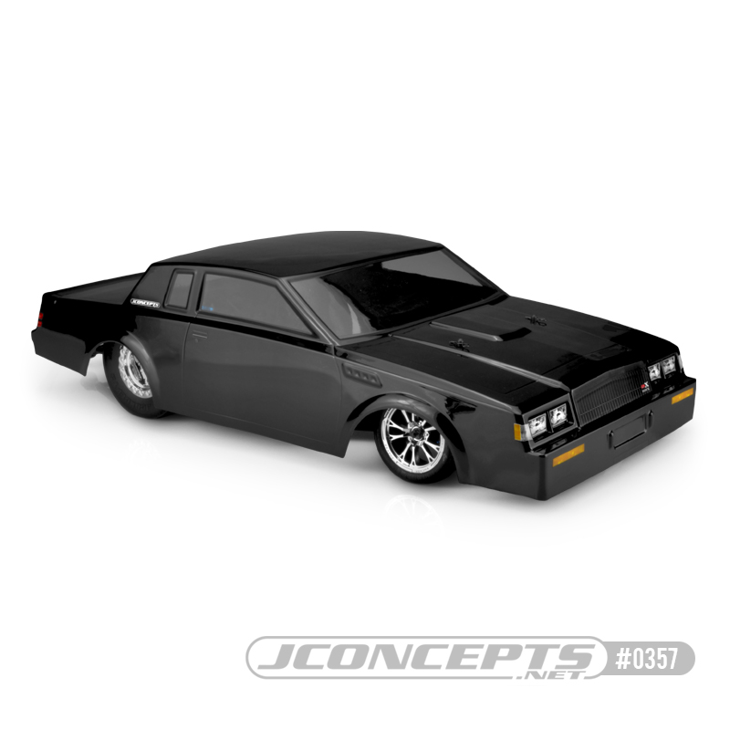 1987 Buick Grand National, 12.00" front and rear width & 13" wheelbase