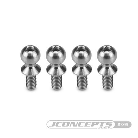 Titanium ball-stud 5.5 x 6mm - Regulator steering linkage, 4pc (Fits - B6, T6, SC6, DR10)