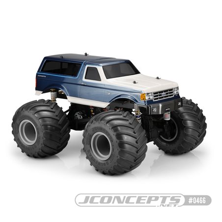 1989 Ford Bronco monster truck body - (7" width & 10.5" wheelbase)