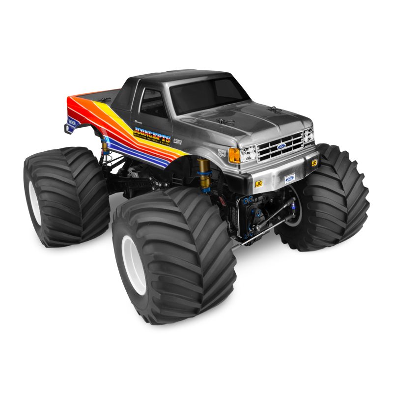 1989 Ford F-250 monster truck body w/fastback - (7" width & 10.5" wheelbase)