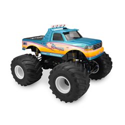1993 Ford F-250 monster truck body w/racerback and sun visor - (7" width & 10.5" wheelbase)