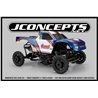 Tribute Transport - 2.4" Monster Truck transport wheel w/adaptors (black) - 2pc.