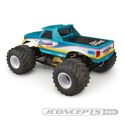 1993 Ford F-250 monster truck body w/ racerback and visor - (7" width & 13" wheelbase)
