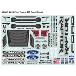 2020 Ford Raptor body - Summit Racing BIGFOOT 21 MT body (7.25" width & 12.50" wheelbase)