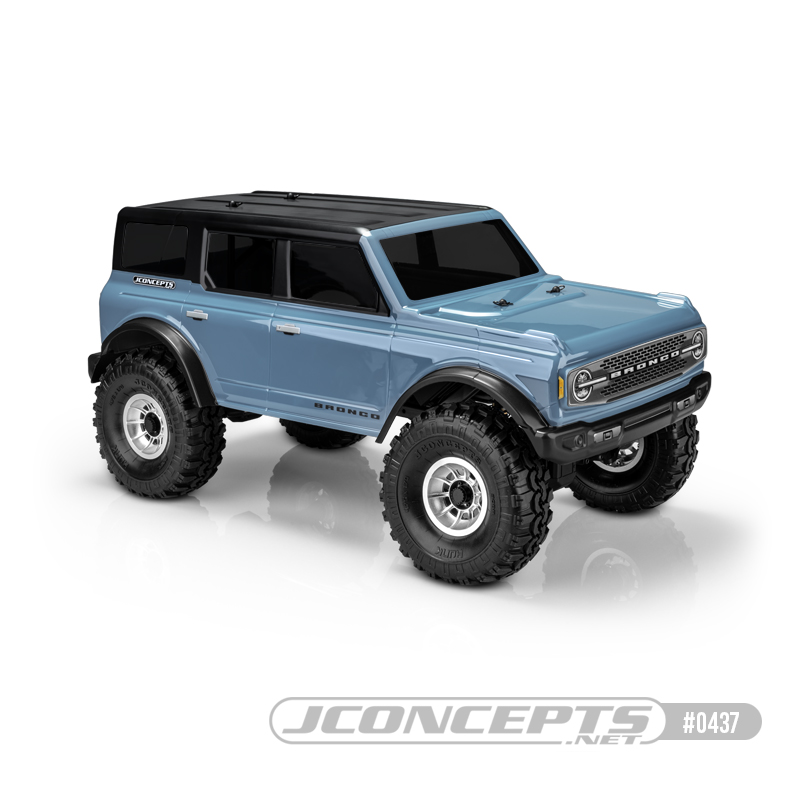 2021 Ford Bronco 4-door - (Fits - Traxxas TRX-4 Sport, Enduro, Axial 12.3" wheelbase)