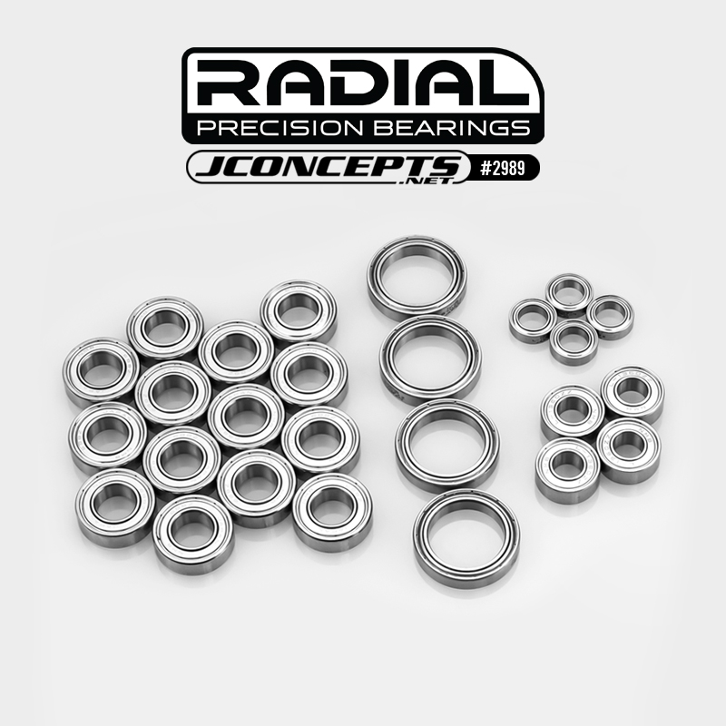 JConcepts Radial NMB bearing set - Fits, MBX8-R | MBX8 Eco