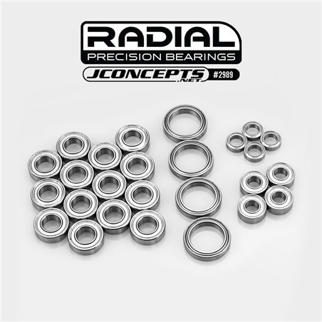 JConcepts Radial NMB bearing set - Fits, MBX8-R | MBX8 Eco