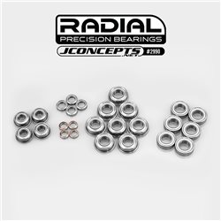JConcepts Radial NMB bearing set - Fits, RC8B4 | RC8B4e
