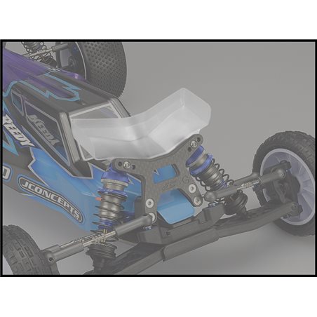 JConcepts - Aero B6 | B6D | B6.1 front wing, Fits gullwing front arm - wide, 2pc