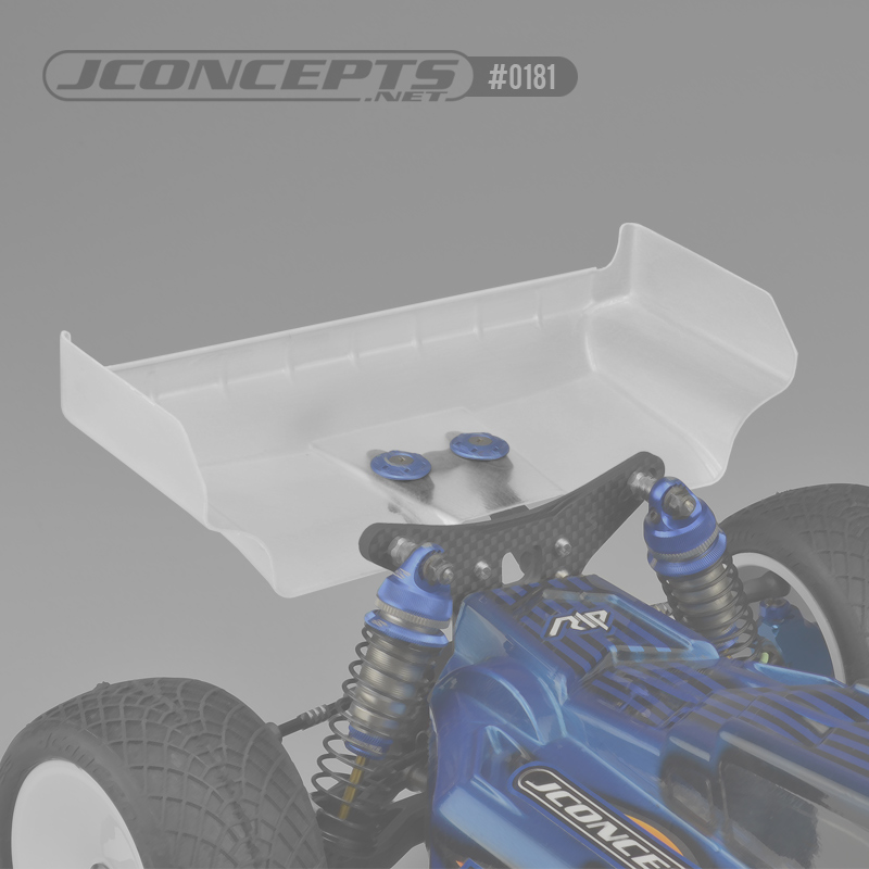 JConcepts - Aero S-Type 7" rear wing, 2pc. (forward facing gurney option)