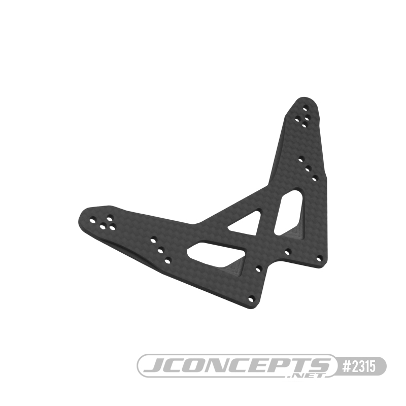 JConcepts - RC10T 3.0mm Carbon Fiber rear shock tower - team truck edition 