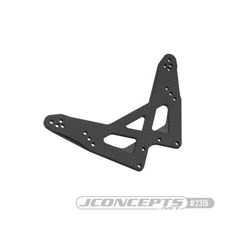 JConcepts - RC10T 3.0mm Carbon Fiber rear shock tower - team truck edition 