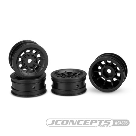 Hazard - Axial SCX24, 1" wheel - (black) - 4pc