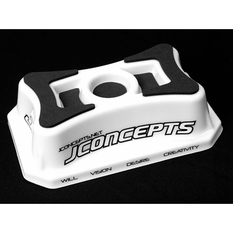 Car Stand (1/10th on-road, molded polycarbonate)