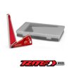 JConcepts - RM2 Aluminum camber gauge, 120mm - red (Fits- 1/8th buggy and truck)