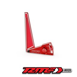 JConcepts - RM2 Aluminum camber gauge, 120mm - red (Fits- 1/8th buggy and truck)