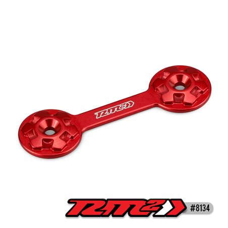 JConcepts - RM2 bridge 1/8th wing button - red