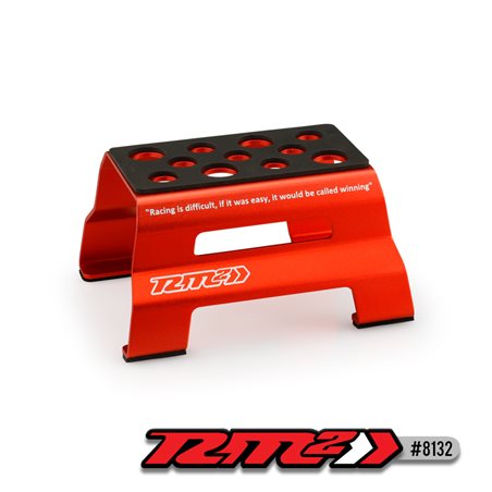RM2 metal car stand - red