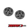 JConcepts - RM2 clover large flange 1/8th wing buttons - black - 2pc.