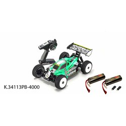 COMBO Kyosho Inferno MP10e T1S Readyset +PINK PP3-2S4000-D (x2)