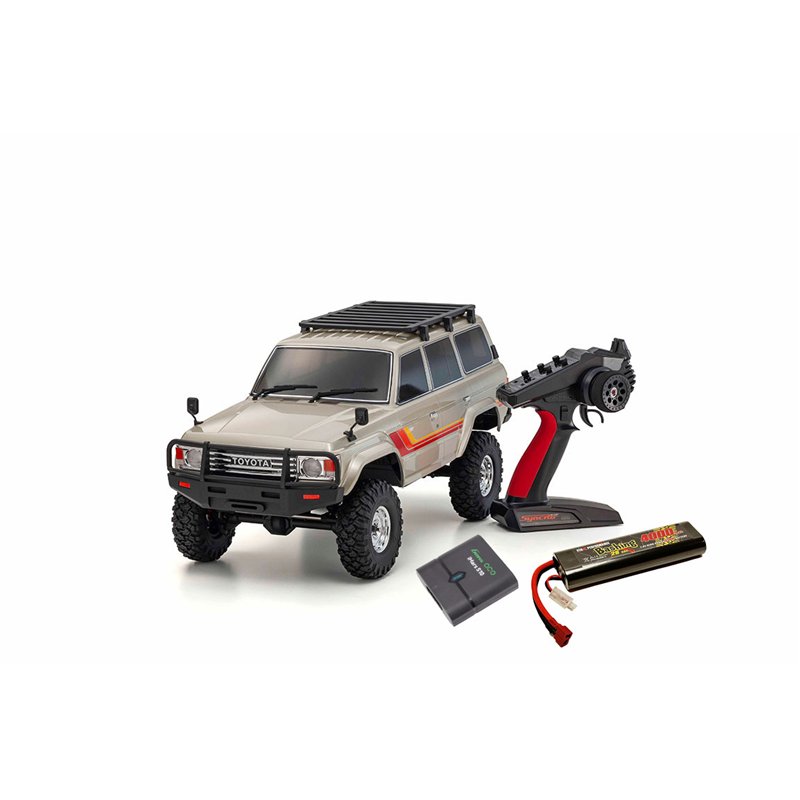 COMBO Kyosho KC10 Toyota LC60 Readyset +PINK 2S 4000 Power Bundle 