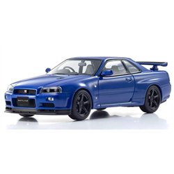 Kyosho 1:43 Nissan Skyline R34 GT-R V-Spec II Bayside Blue