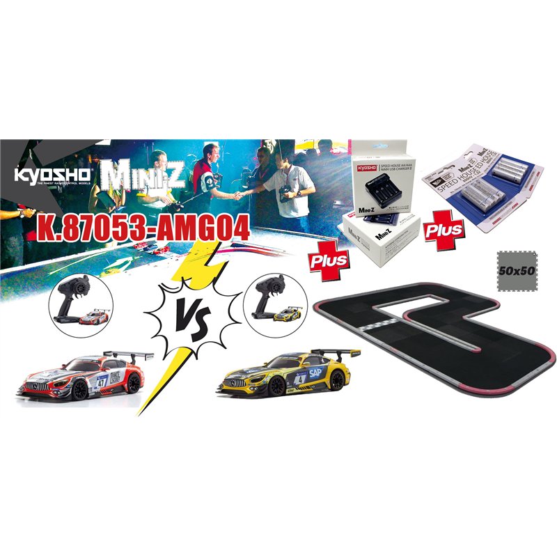 Kyosho Grand Prix Circuit 50 Mini-Z Mercedes AMG GT3 MR04 ReadySet