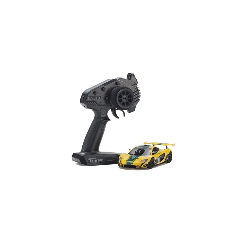 Kyosho Mini-Z MR04 RWD McLaren P1 GTR Yellow/Green (W-MM/KT531P)