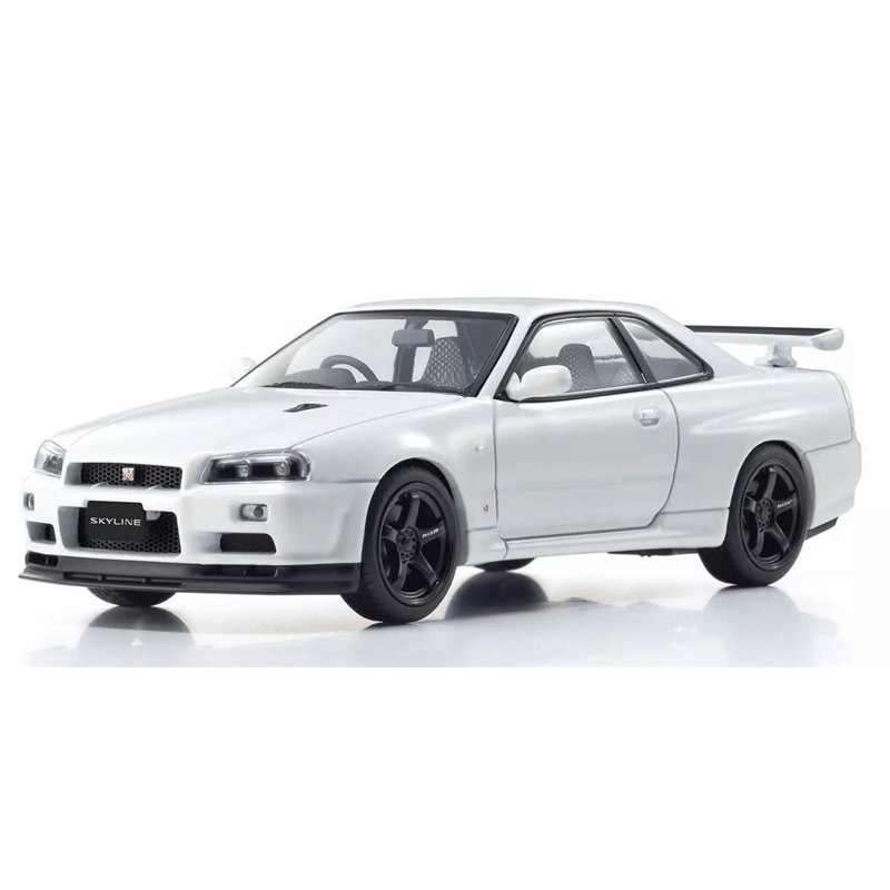 Kyosho 1:43 Nissan Skyline R34 GT-R V-Spec II White Pearl