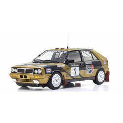 Kyosho 1:18 Lancia Delta HF 4WD Rally Piancavallo 1987 Esso Nr.1