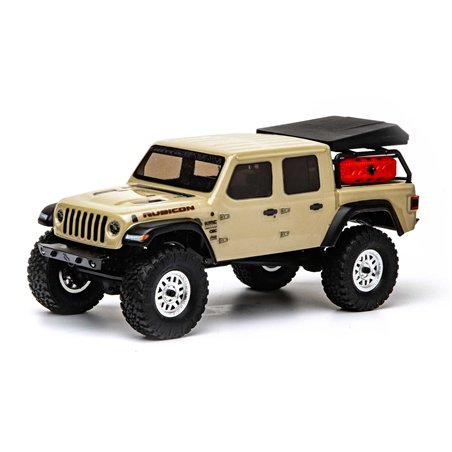 1/24 SCX24 Jeep JT Gladiator 4X4 RTR Brushed Rock Crawler (Battery & Charger Included) Beige