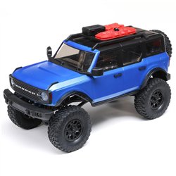 1/24 SCX24 2021 Ford Bronco 4X4 RTR Brushed Rock Crawler (Battery & Charger Included) Blue