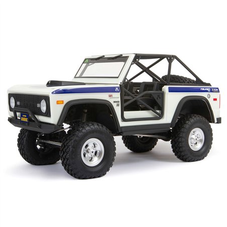 1/10 SCX10 III Early Ford Bronco 4X4 RTR White
