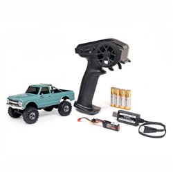 1/30 SCX30 Chevrolet K10 4X4 RTR Brushed Rock Crawler (Battery & Charger Included) Green