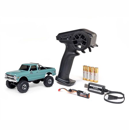 1/30 SCX30 Chevrolet K10 4X4 RTR Brushed Rock Crawler (Battery & Charger Included) Green