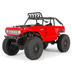 1/24 SCX24 Deadbolt 4X4 RTR Brushed Rock Crawler (Battery & Charger Included) Red