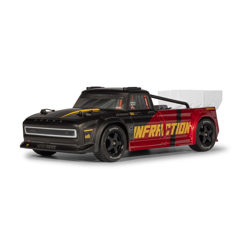 1/8 INFRACTION 223S DSC 4X4 RTR Brushless All-Road Street Bash Truck Black/Red