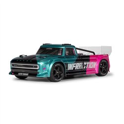 1/8 INFRACTION 223S DSC 4X4 RTR Brushless All-Road Street Bash Truck Teal/Pink